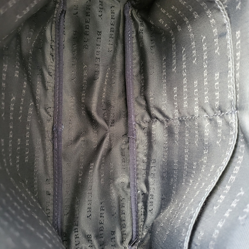 Burberry's Blue & Black Plaid Check Clutch EUC++ - Picture 6 of 6